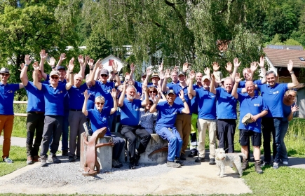 Mit Herz und Freude im Einsatz: Mitglieder des RC Oerlikon und des Freundschaftsclubs Dinkelsbühl-Feuchtwangen (Foto: zvg)